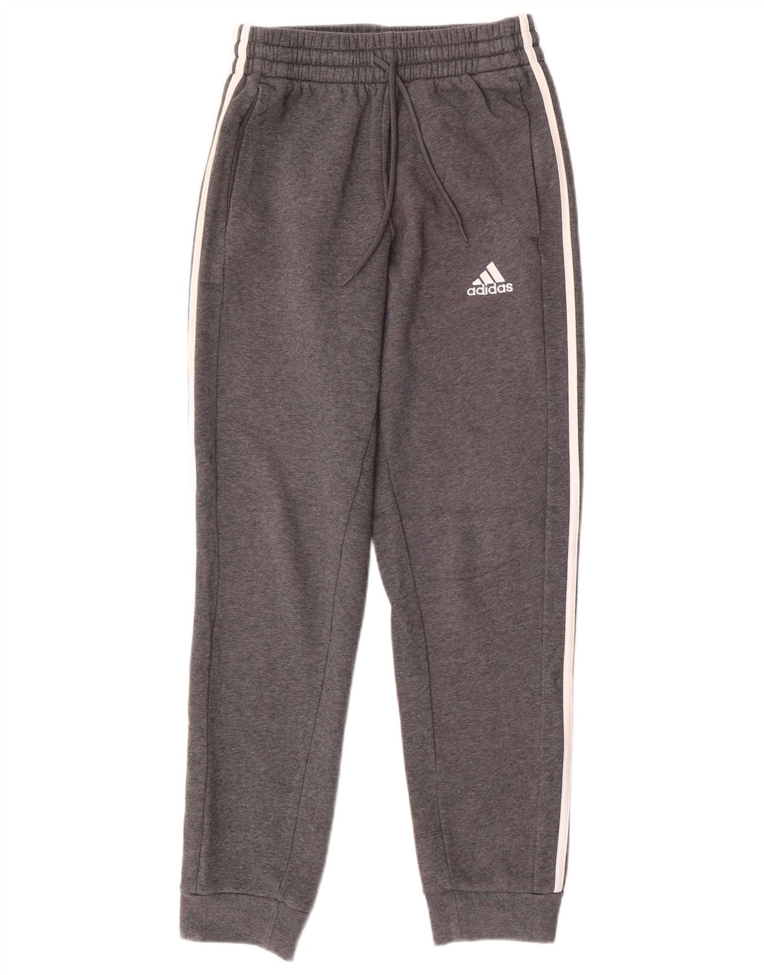 Calça de treino masculina ADIDAS joggers pequeno algodão cinza