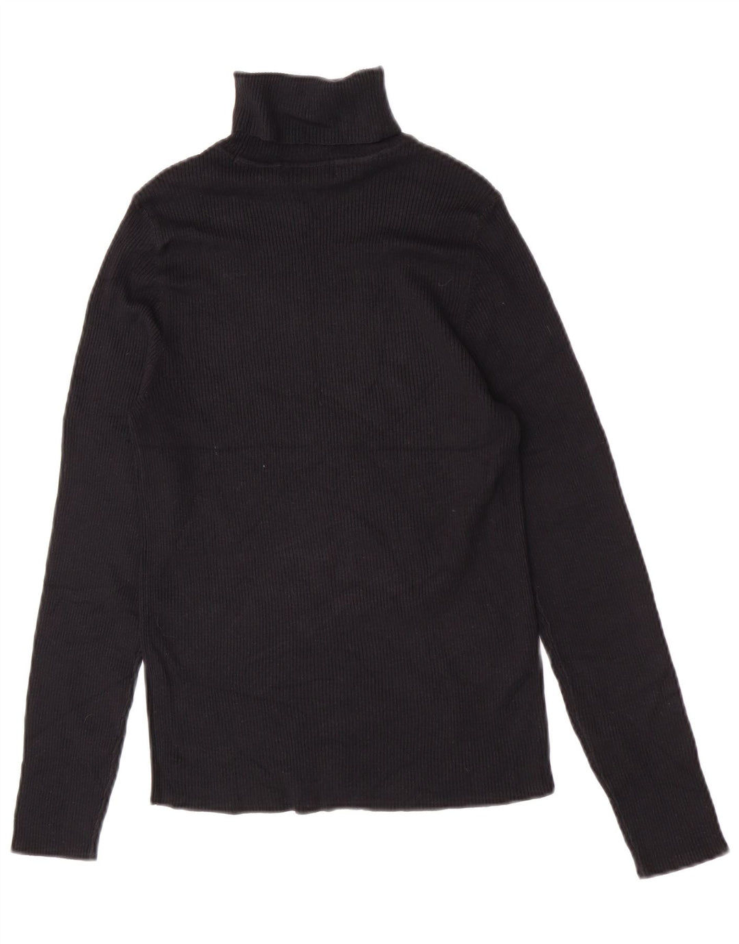 Suéter feminino Marks & Spencer com gola redonda Reino Unido 12 médio preto