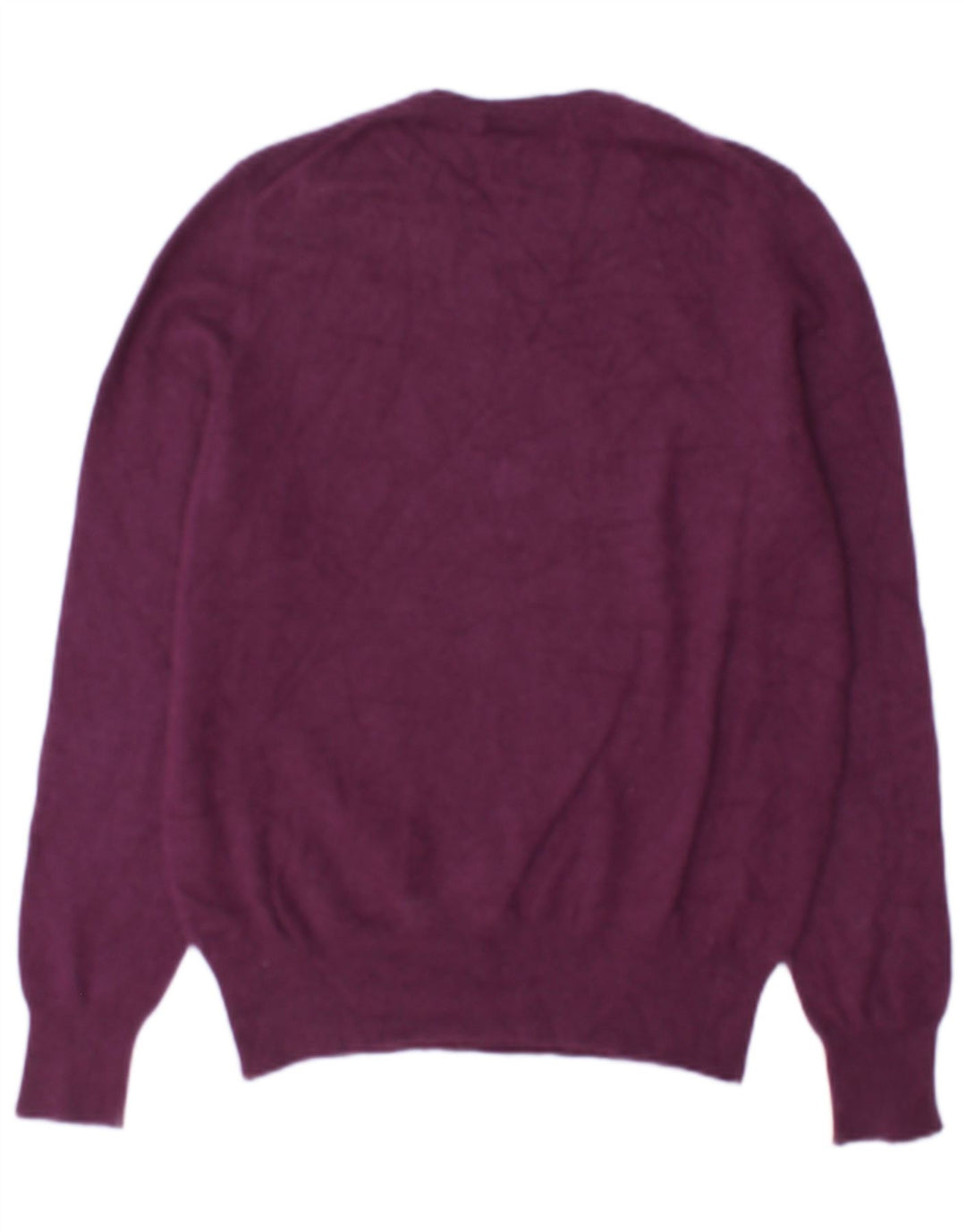 Suéter feminino Marks & Spencer com gola redonda Reino Unido 12 médio roxo