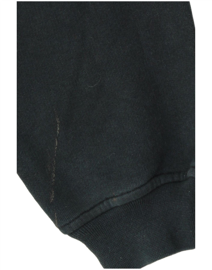 Jumper feminino com capuz gráfico ELLESSE Reino Unido 16 grande algodão azul marinho