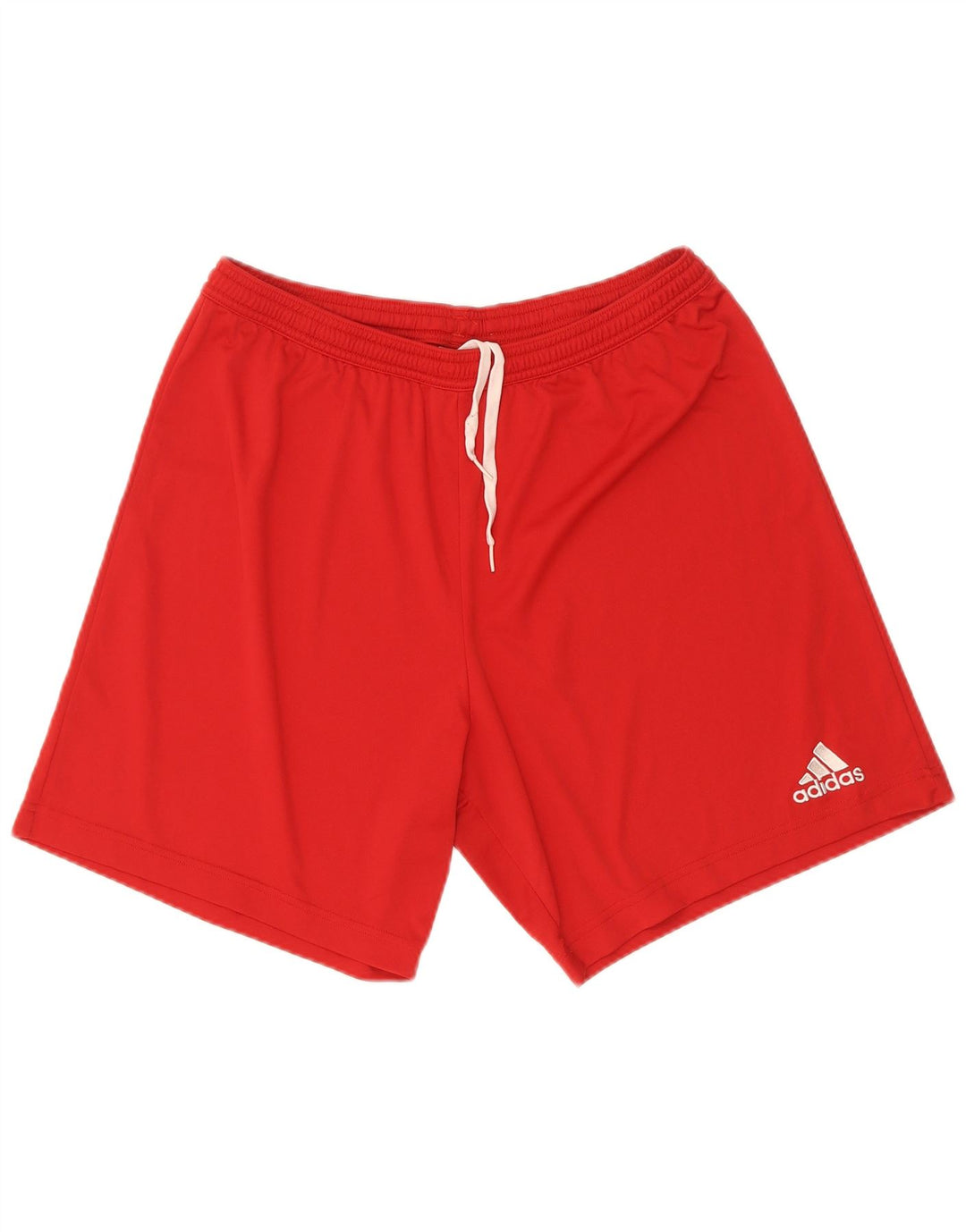 Shorts esportivos masculinos Adidas grande poliéster vermelho