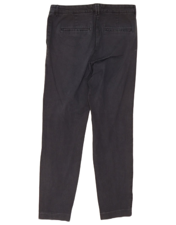 Calça feminina casual Marks & Spencer Per Una Slim W32 L27 algodão preto