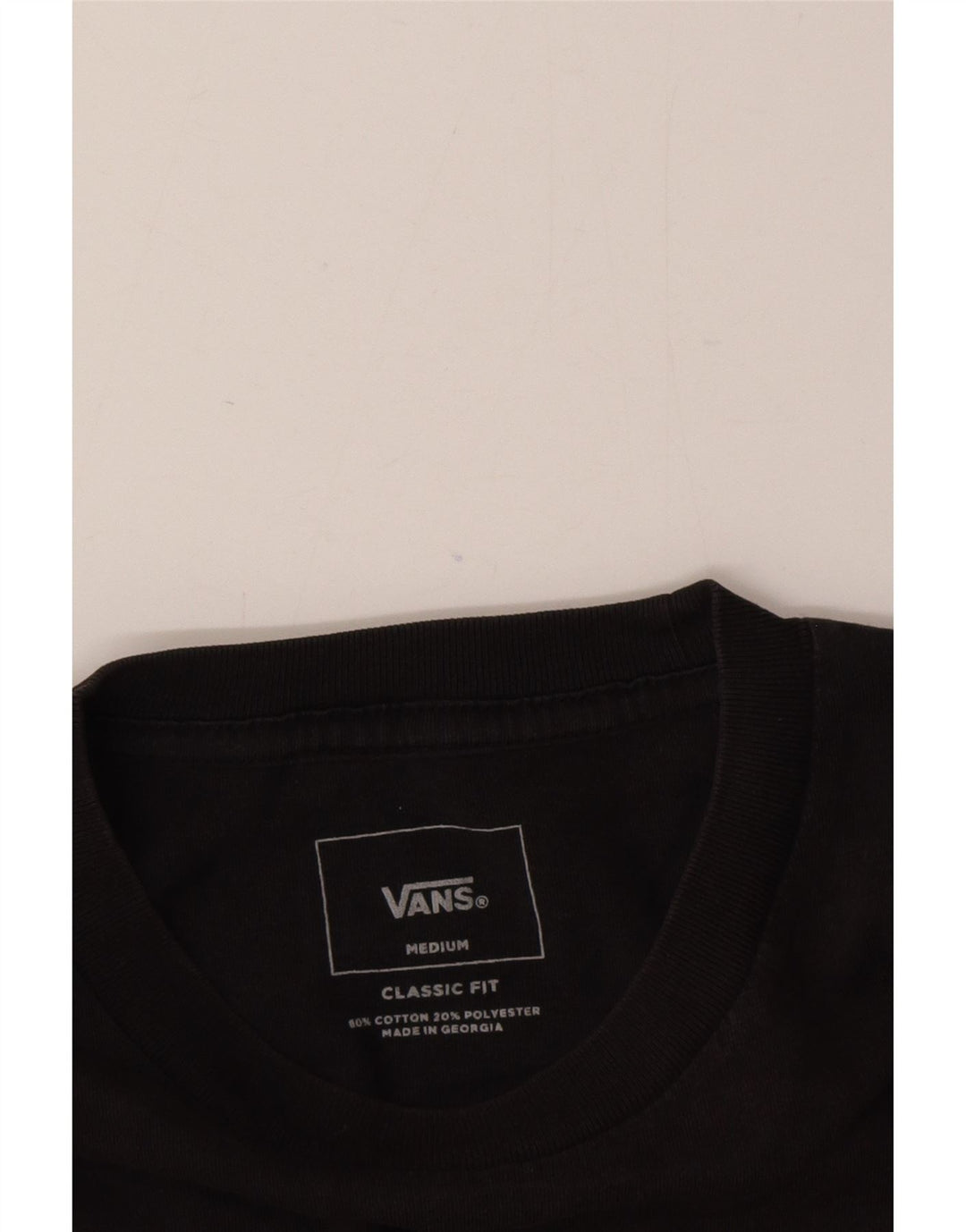 Camiseta masculina Vans Classic Fit Top cinza médio colorblock algodão