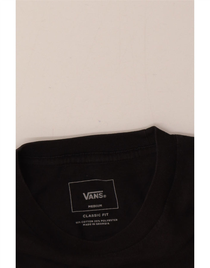 Camiseta masculina Vans Classic Fit Top cinza médio colorblock algodão