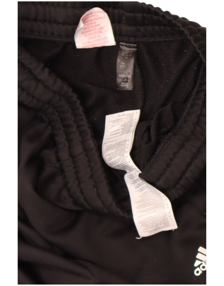 Adidas meninos calças de treino joggers 15-16 anos preto poliéster