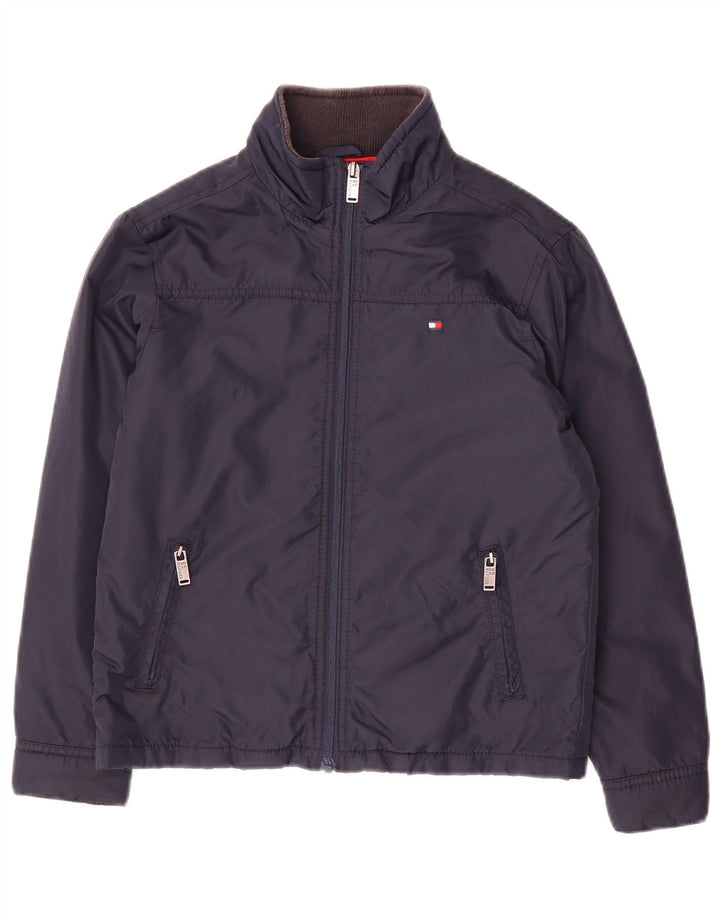 Jaqueta bomber masculina Tommy Hilfiger 9-10 anos azul marinho nylon