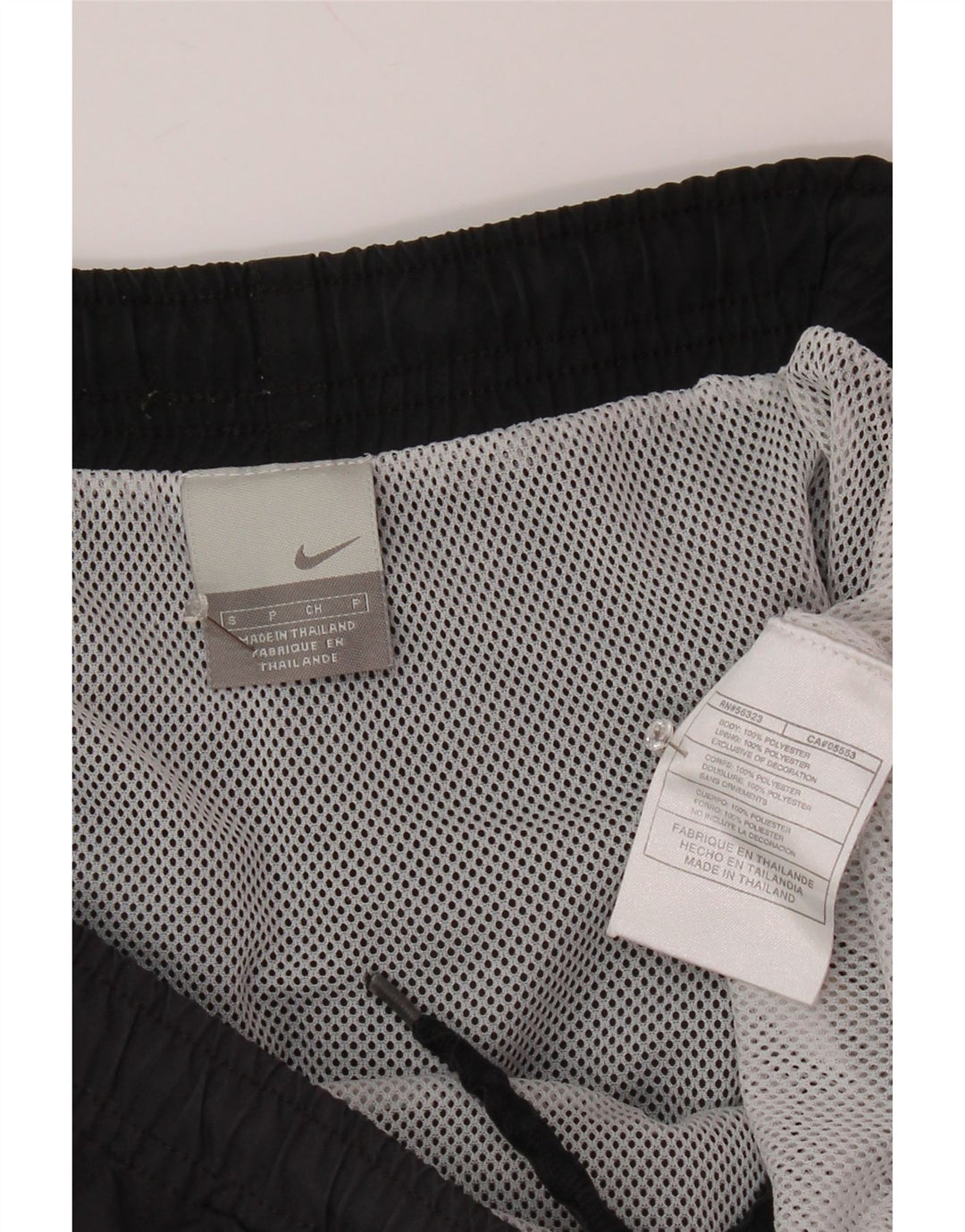 Shorts de natação masculino NIKE pequeno poliéster preto