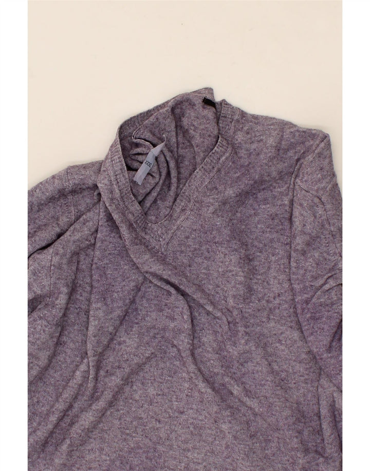 GUESS Womens V-Neck Jumper Sweater UK 22 3XL Purple Vintage Guess and Second-Hand Guess from Messina Hembry 
