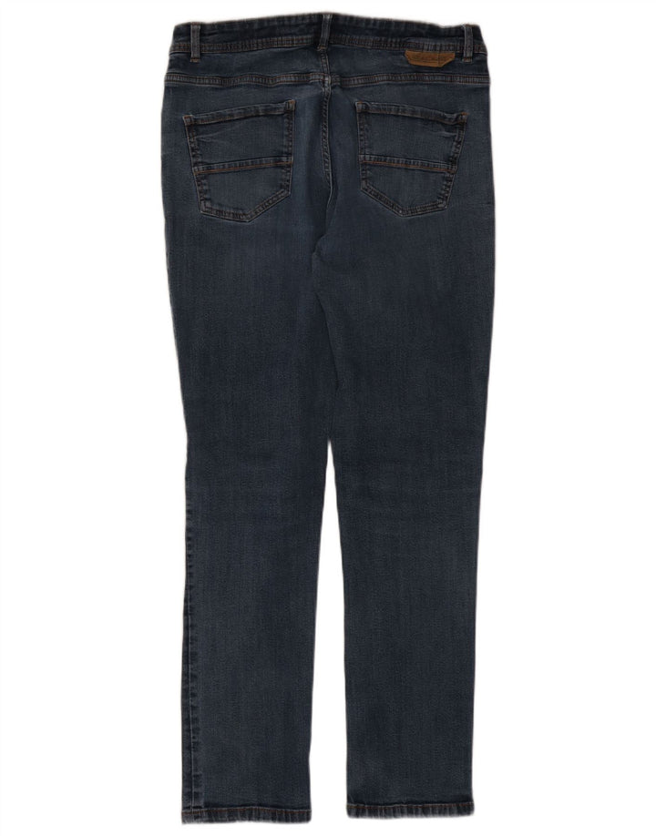Calça Jeans Slim Masculina Dack IT 52 XL W36 L30 Azul Algodão