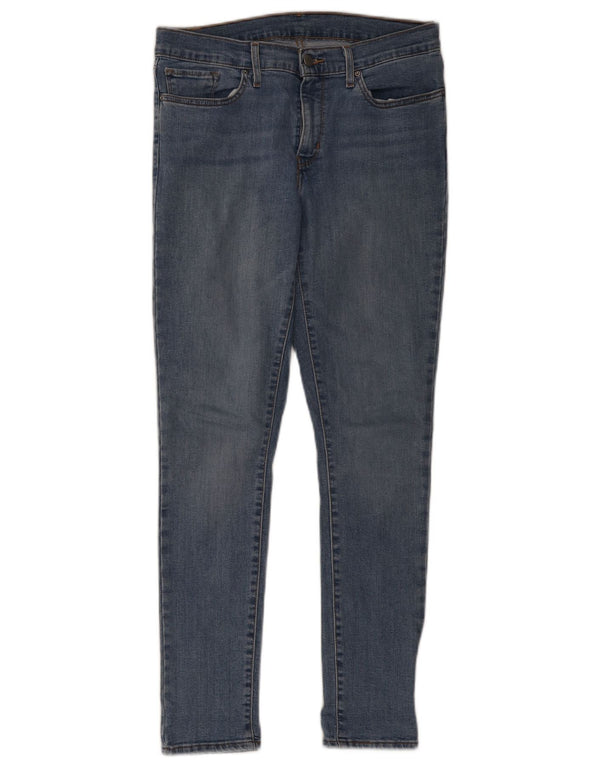 Calça jeans feminina Levi's 501 skinny W30 L30 azul algodão