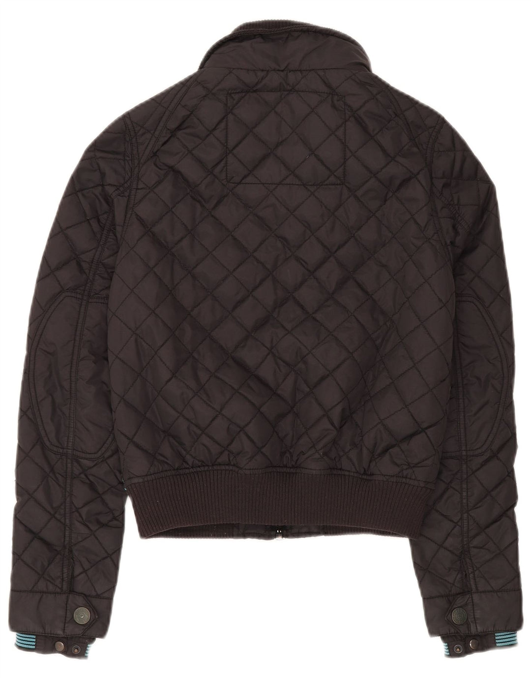 Jaqueta utilitária acolchoada feminina Superdry UK 10 pequena nylon preta