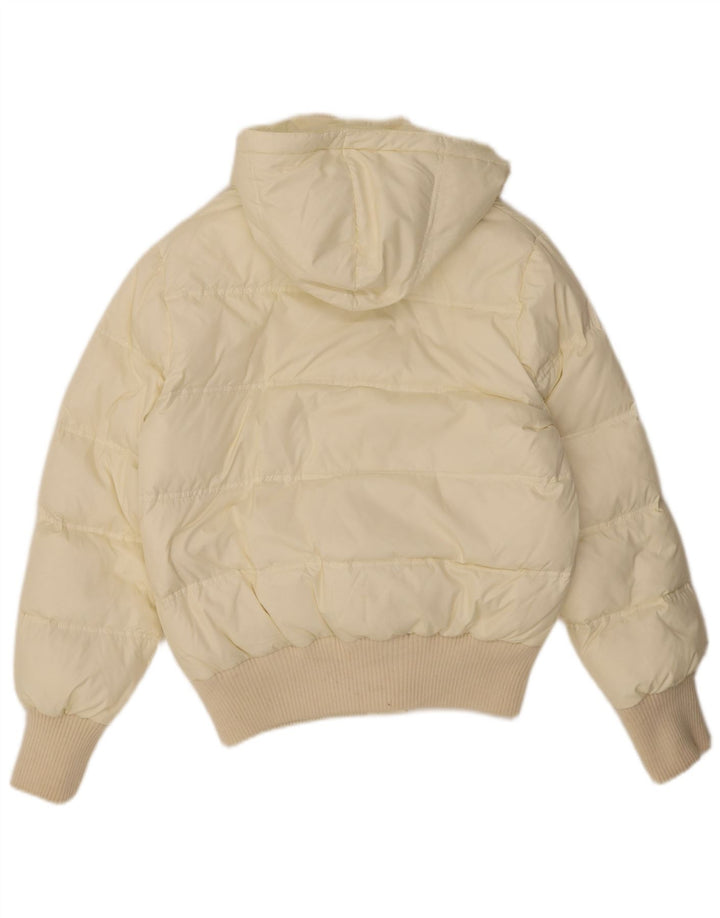 Jaqueta acolchoada com capuz feminina KOCCA UK 18 XL off white poliamida