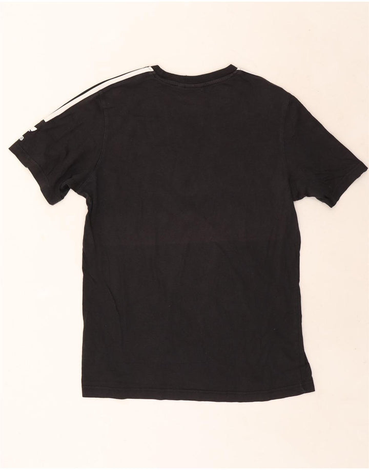 Adidas Mens Graphic T-Shirt Top Médio Algodão Preto