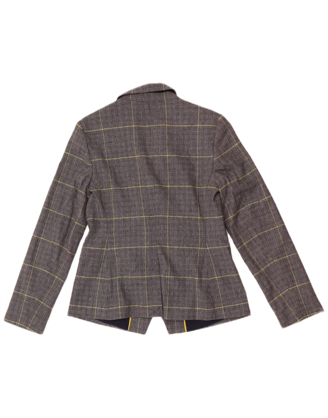Jaqueta feminina Boden Petite Blazer Reino Unido 10 pequena azul marinho Houndstooth