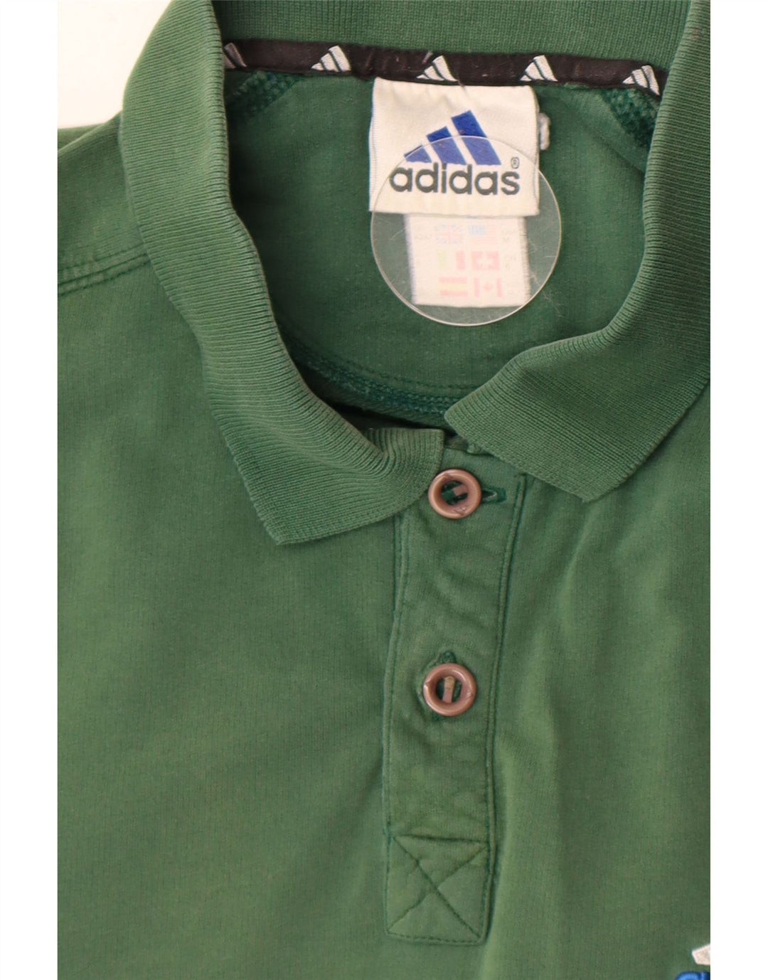 Camisa Polo Masculina Adidas Verde Médio