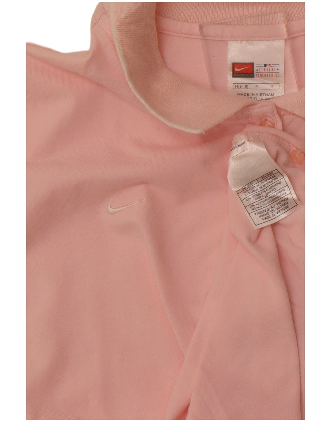 Camisa polo feminina NIKE Saint Louis Cardinals US 8/10 médio rosa algodão
