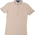 Camisa polo masculina Fay IT 46 pequena algodão branco