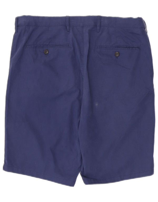 Shorts chino masculino Marks & Spencer W34 grande algodão azul