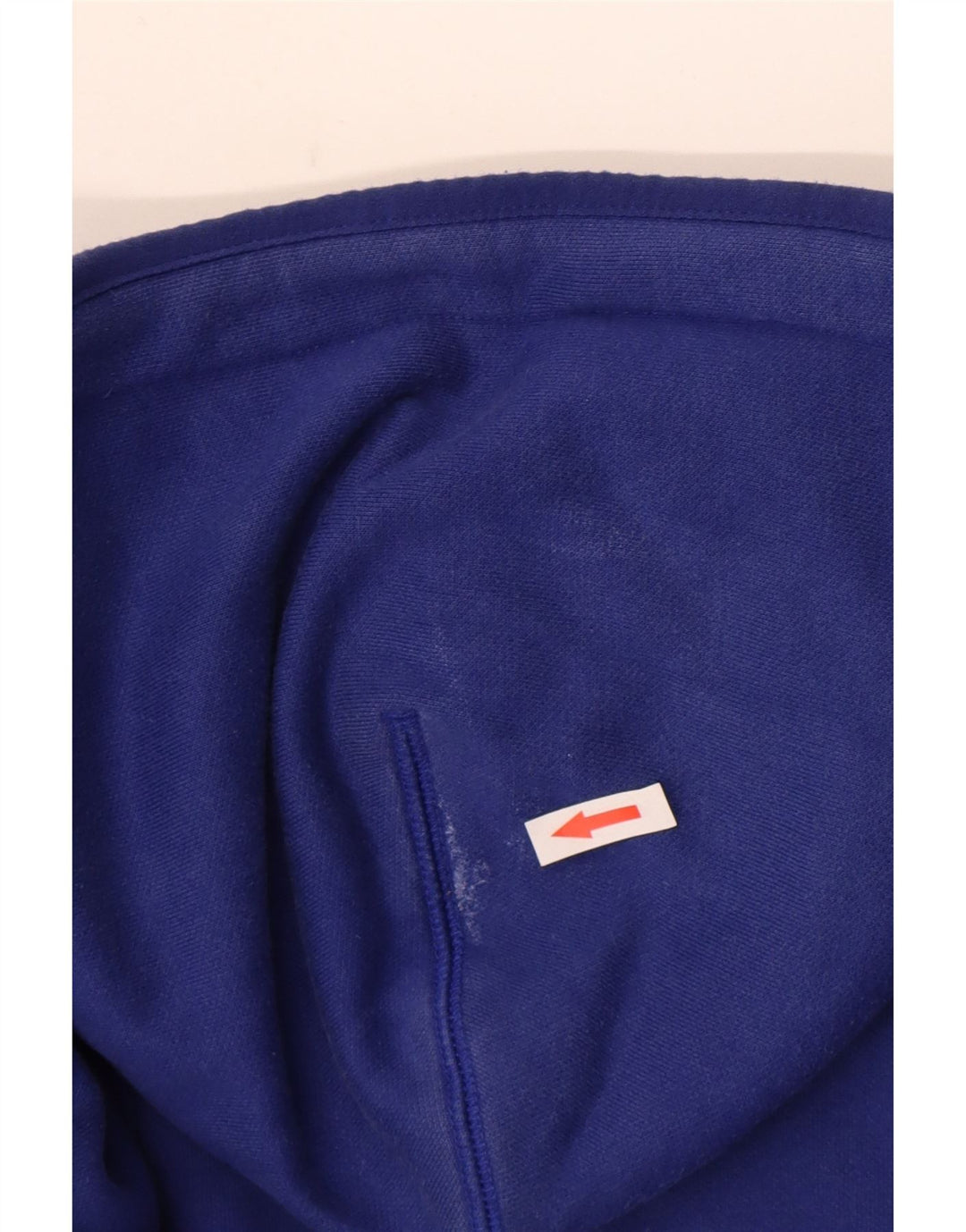 Suéter com capuz gráfico masculino Nike médio azul colorblock algodão