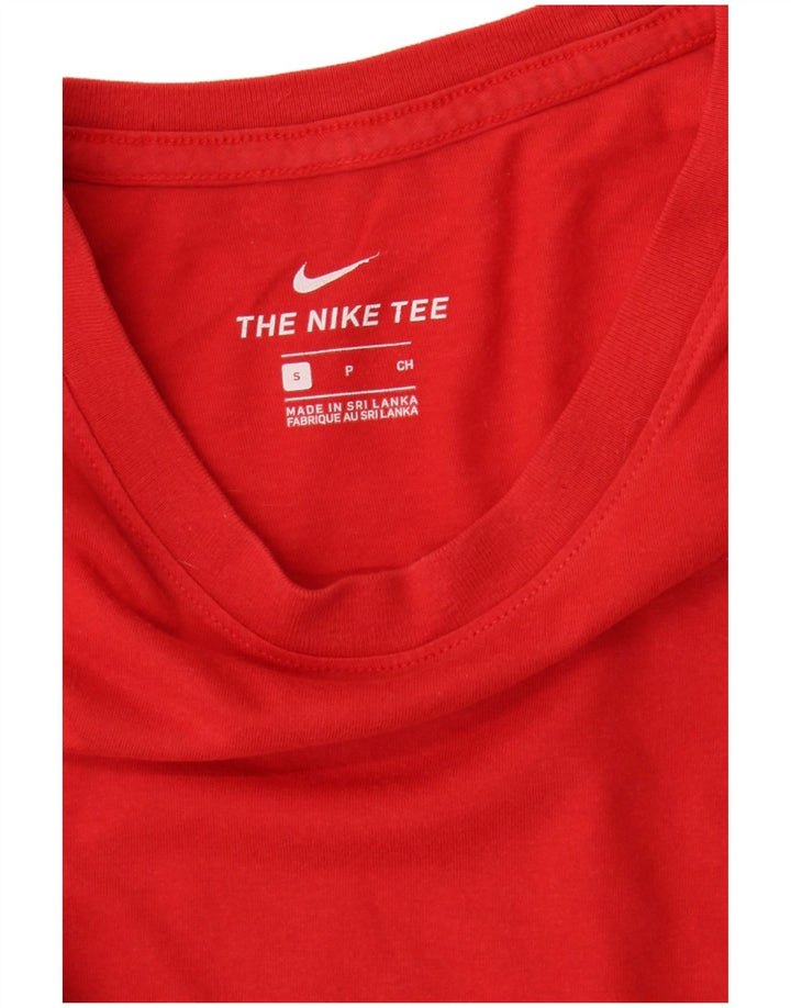 Camiseta Nike Feminina Top UK 10 Pequena Vermelha