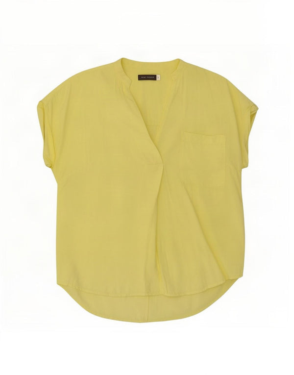 Blusa feminina MINT VELVET UK 12 viscose amarela média