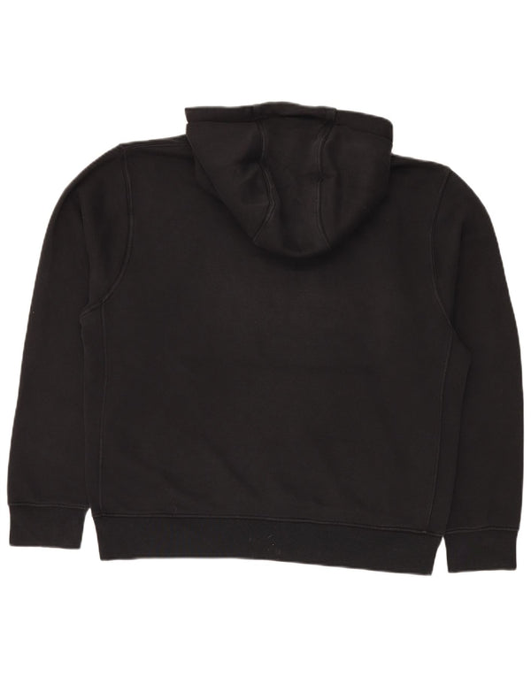 Nike Mens Hoodie Jumper Médio Algodão Preto