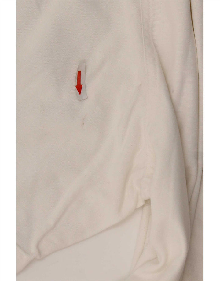 Camisa masculina de manga curta Murphy & Nye grande algodão branco