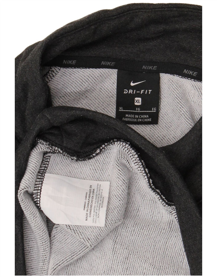 Moletom Nike Masculino Dri Fit Zip Neck Jumper XL Cinza Poliéster