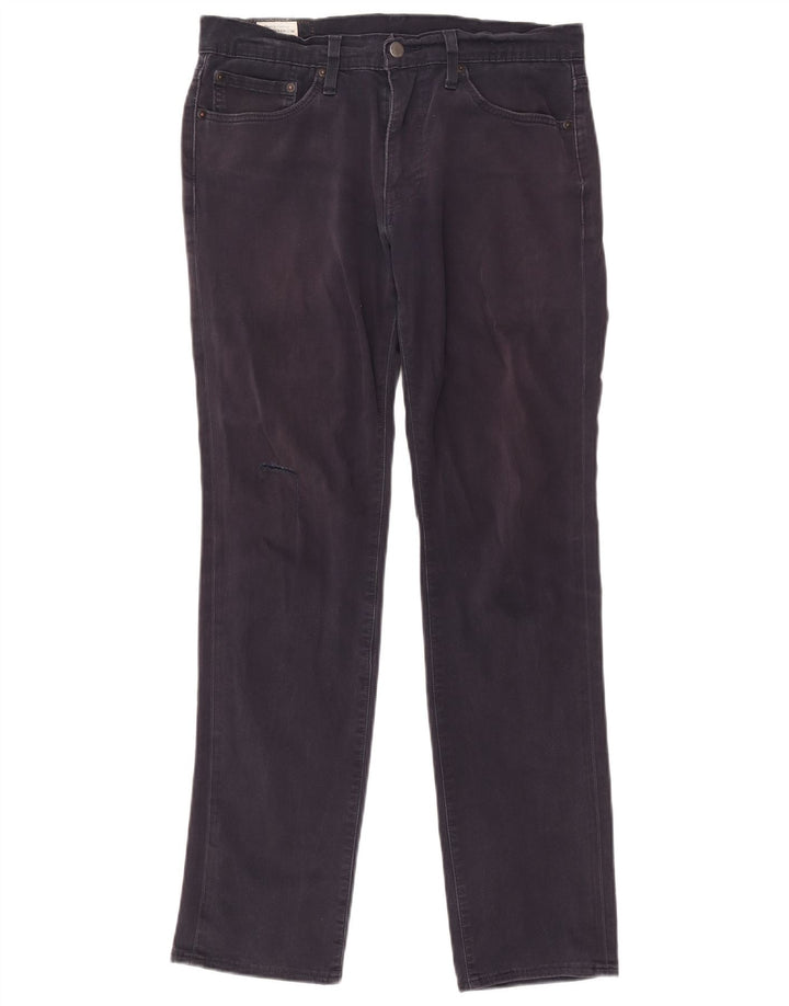 Levi's Masculino 511 Slim Jeans W31 L32 Azul Marinho Algodão