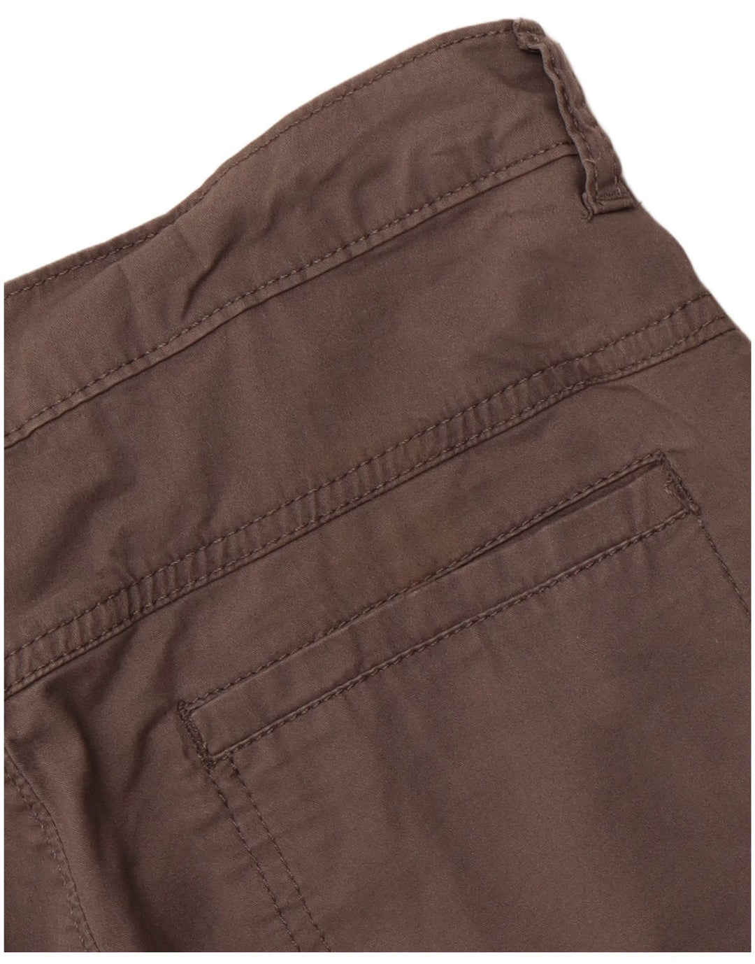 Shorts cargo feminino LEE cintura média US 8 médio W32 algodão cinza