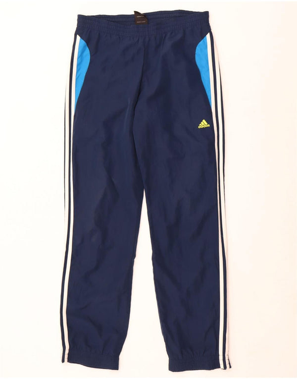 Adidas Mens Treino Calças Joggers Médio Azul Marinho Poliéster