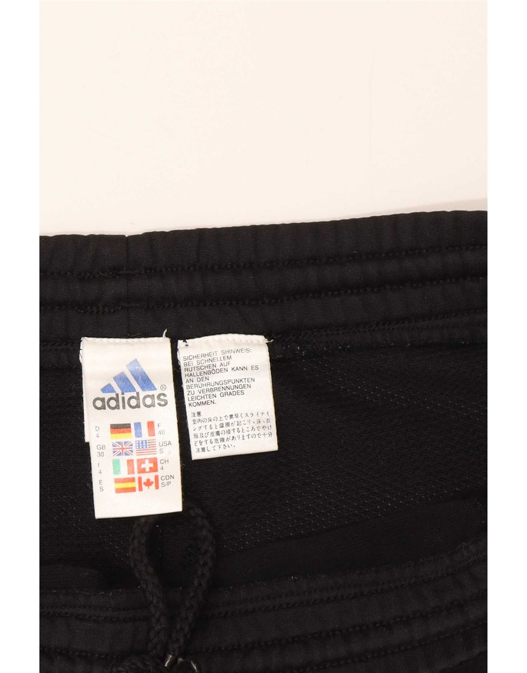 Shorts esportivos masculinos Adidas médio preto poliéster