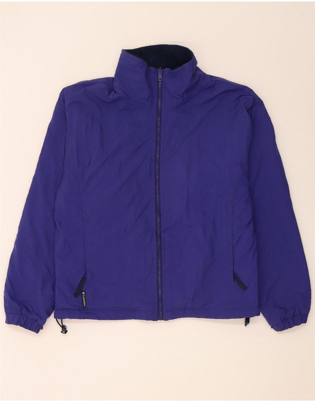 Jaqueta feminina oversized reversível Columbia UK 14 verde médio colorblock