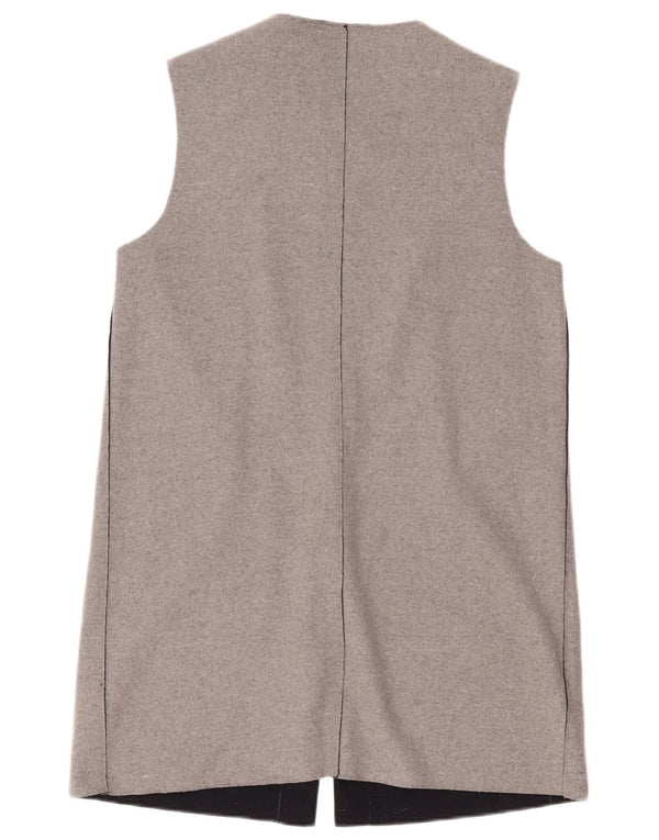 Suéter cardigã feminino Longline Marks & Spencer Reino Unido 14 cinza médio