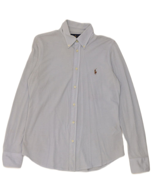 Camisa masculina Ralph Lauren 14-15 anos grande algodão azul