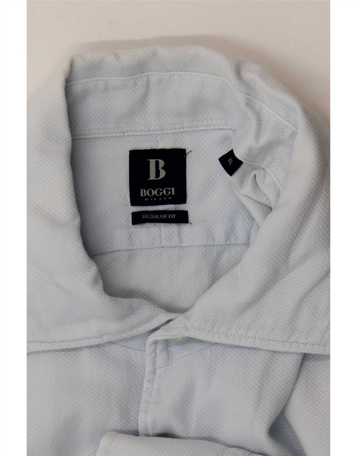 Camisa masculina Boggi XL azul