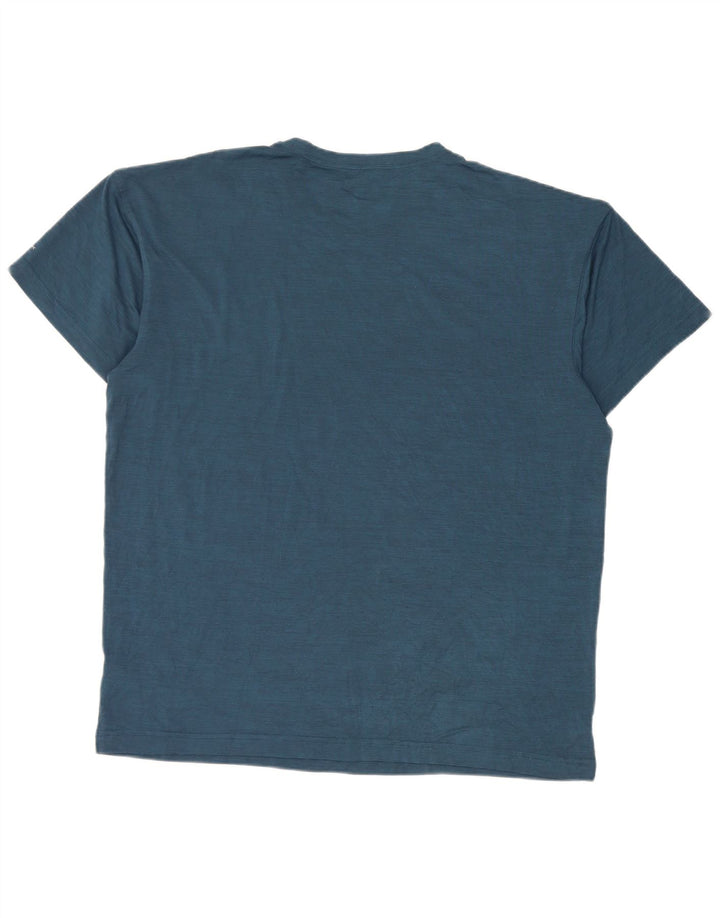 Camiseta masculina Columbia grande poliéster azul