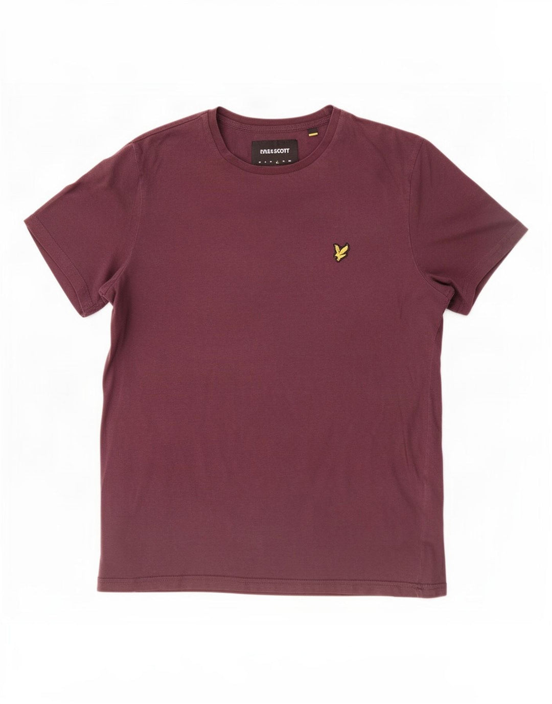 Camiseta masculina Lyle & Scott grande algodão marrom
