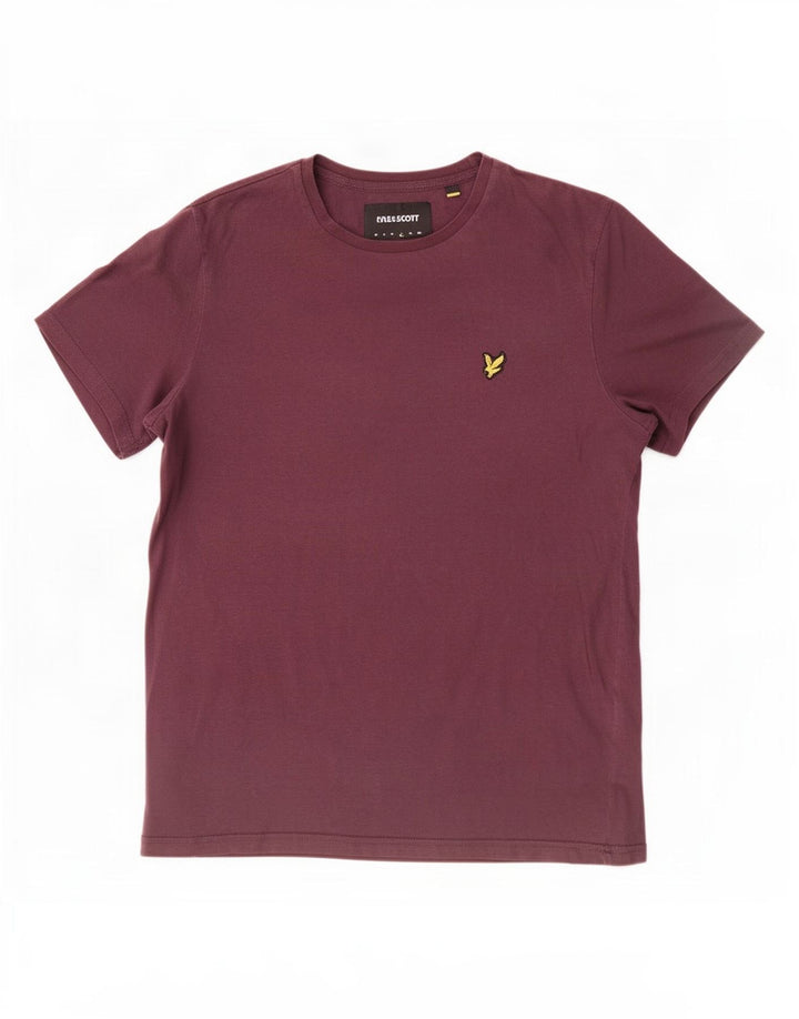 Camiseta masculina Lyle & Scott grande algodão marrom