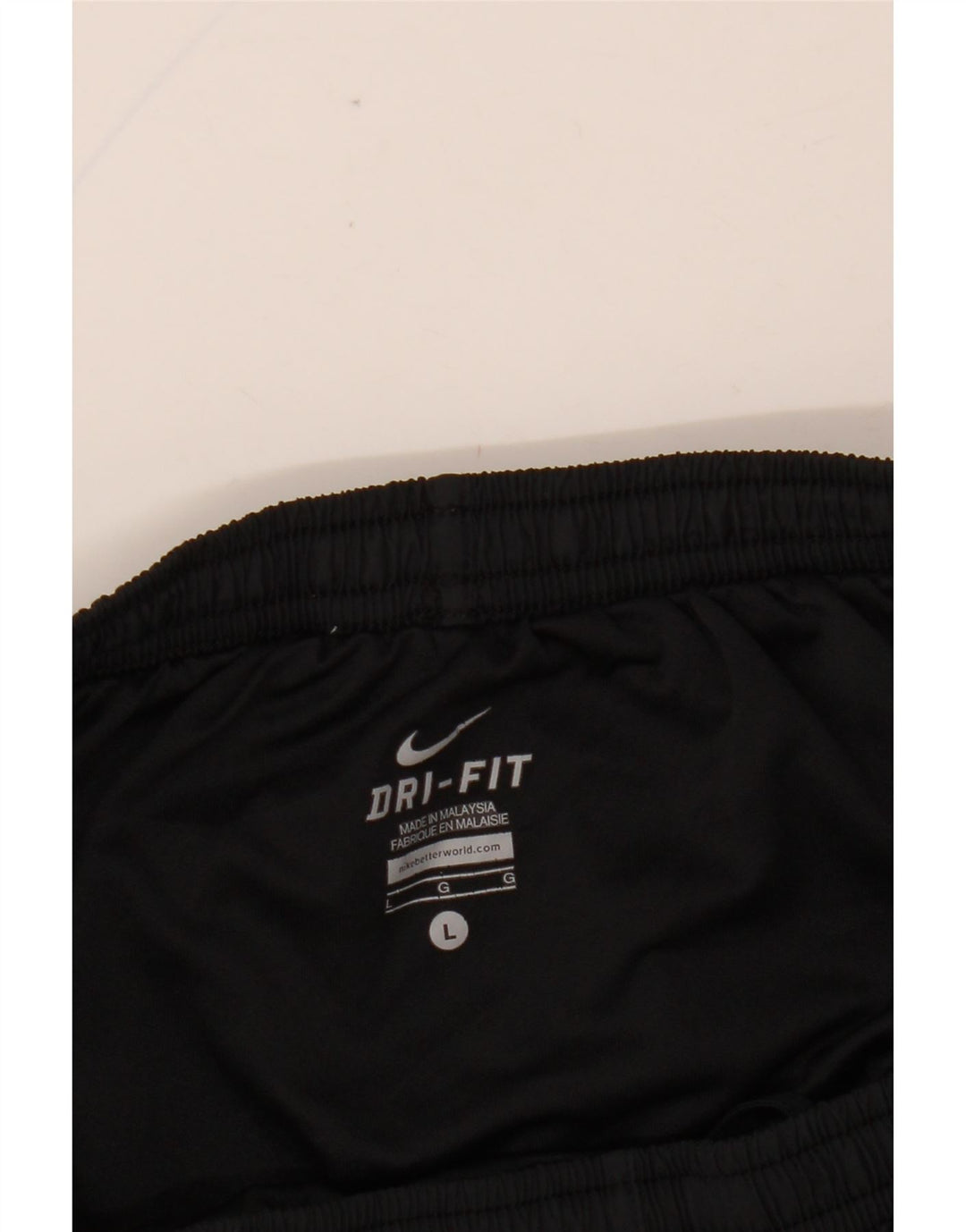 Shorts esportivos femininos NIKE Dri Fit UK 14 grandes pretos