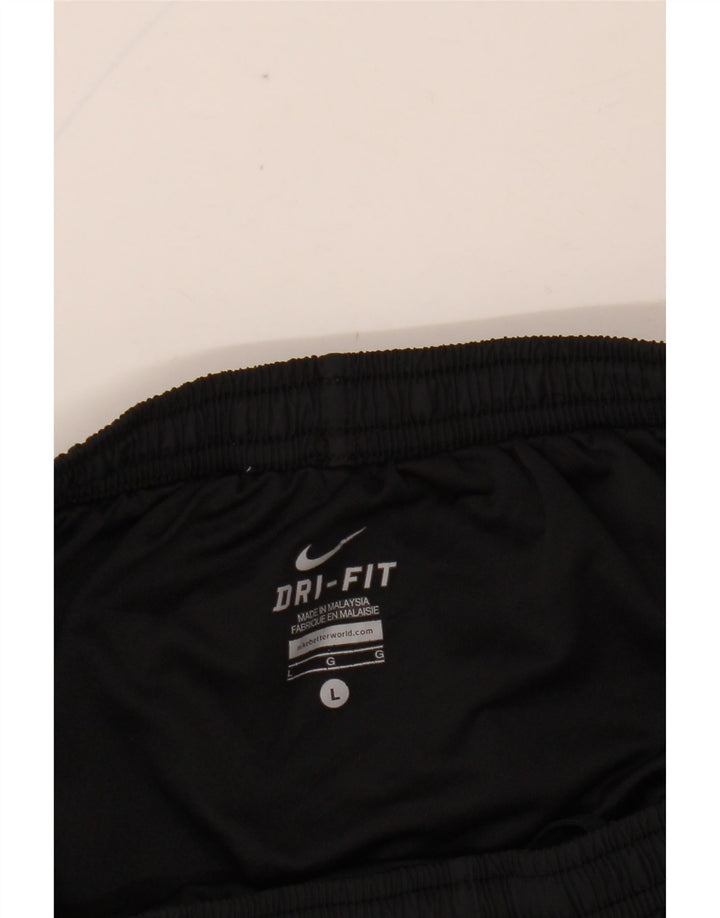 Shorts esportivos femininos NIKE Dri Fit UK 14 grandes pretos