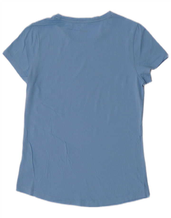 Camiseta feminina Puma UK 10 pequena algodão azul