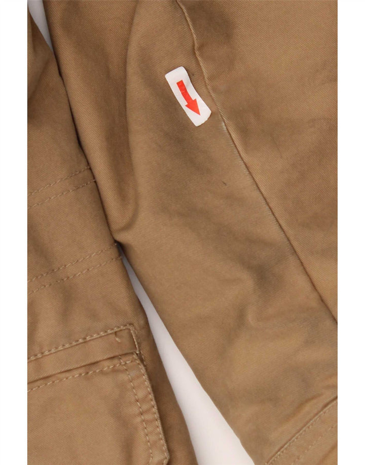 Jaqueta utilitária masculina Weird Fish UK 36 pequena marrom