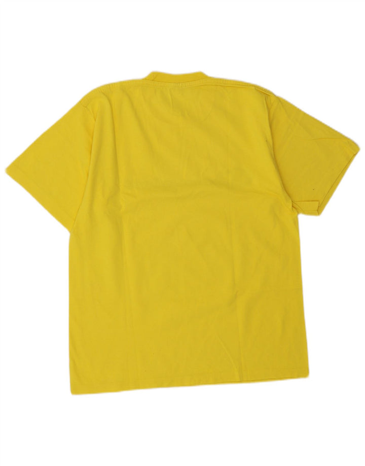 Campeão Camiseta Masculina Graphic Top Amarelo Médio