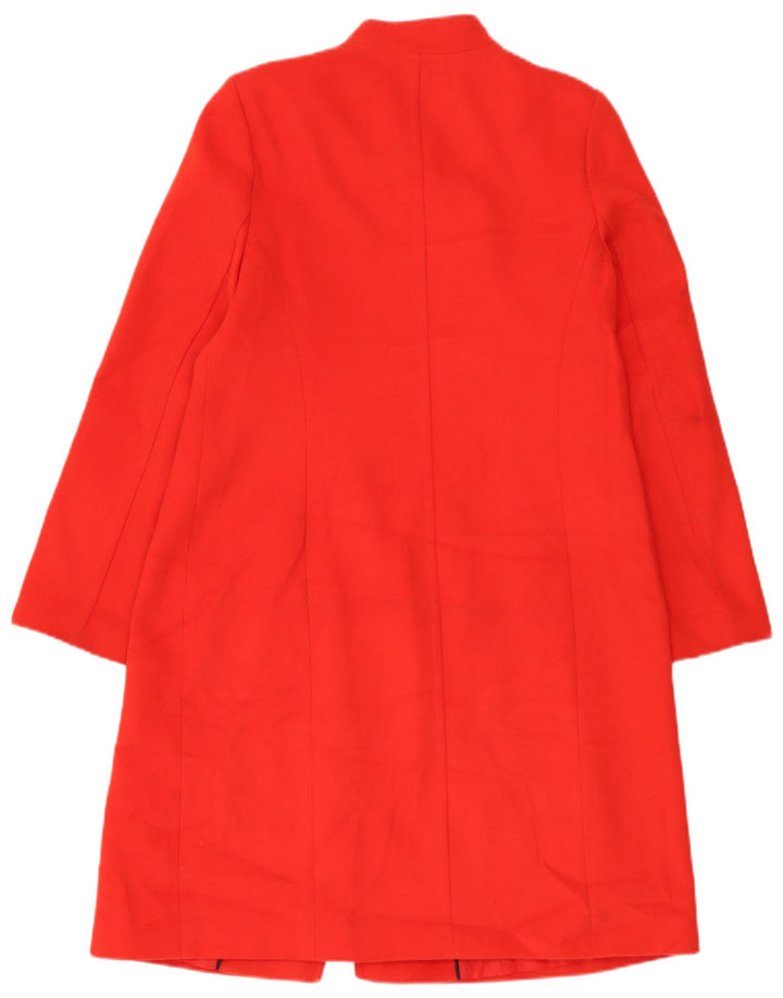 Sobretudo feminino Marks & Spencer UK 12 poliéster vermelho médio