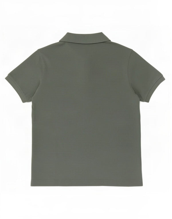 Camisa polo masculina Lacoste tamanho 6 XL algodão verde