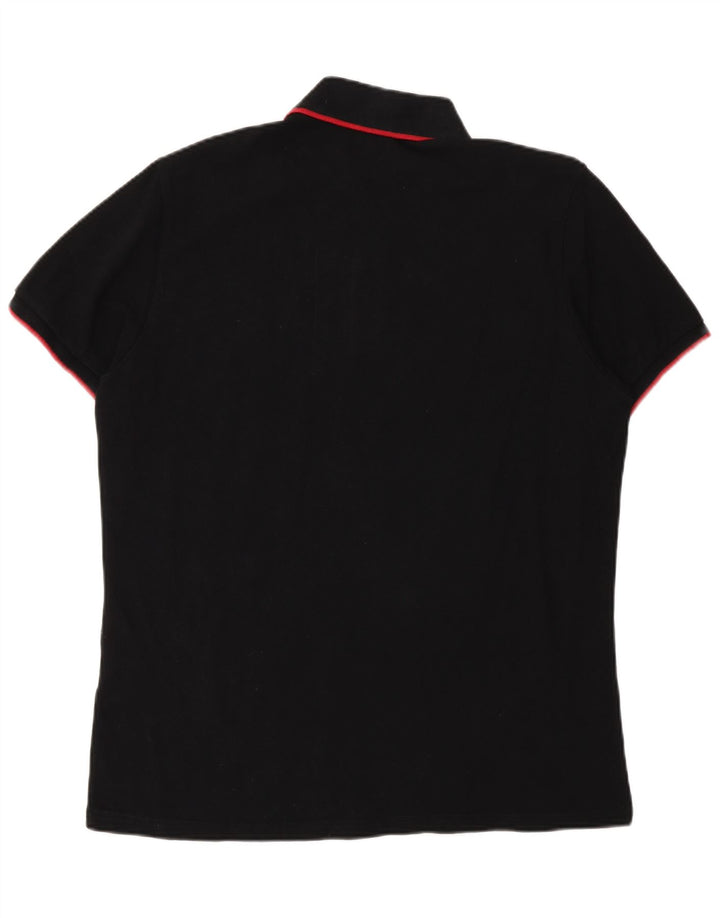 Camisa polo masculina Replay grande preta