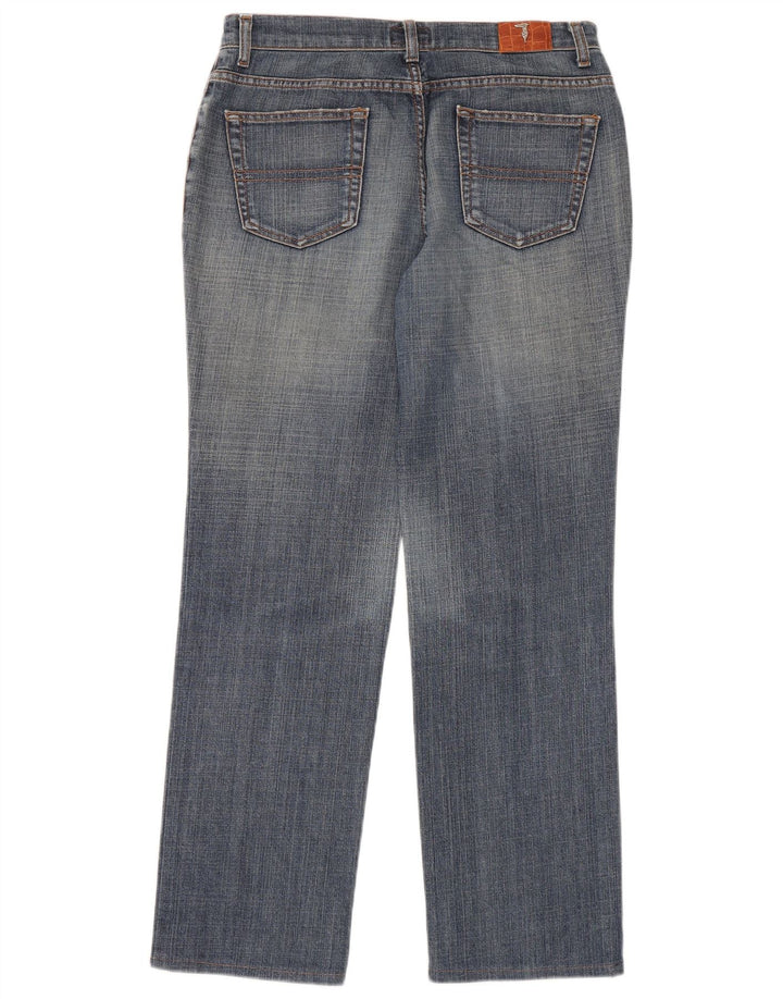 Jeans retos femininos Trussardi W30 L32 algodão azul