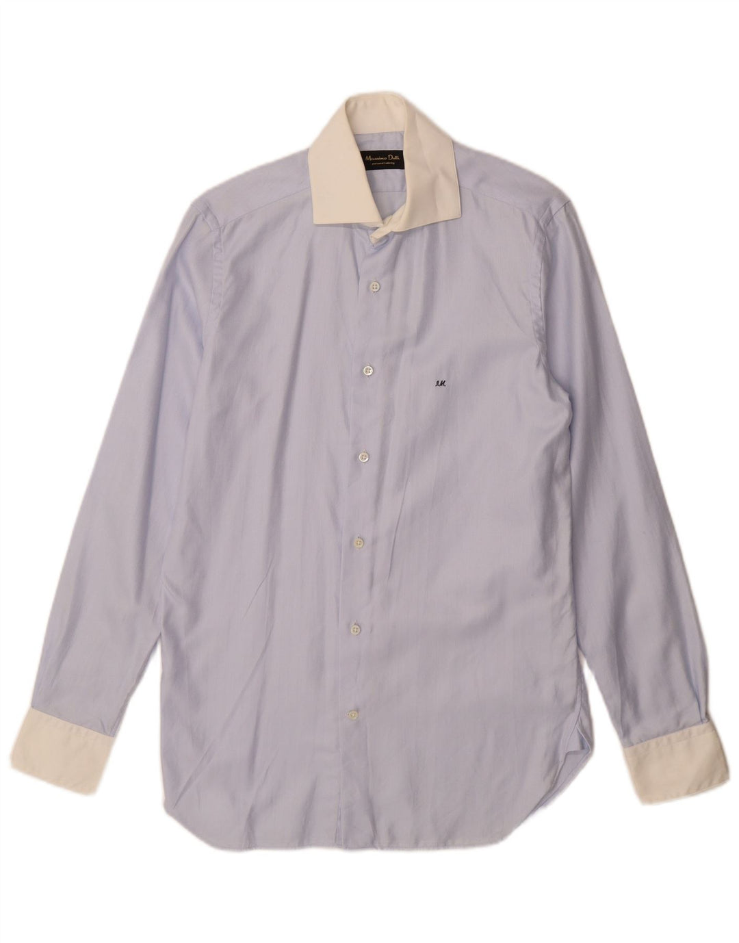 Camisa masculina Massimo Dutti tamanho 38 15 espinha de peixe azul médio