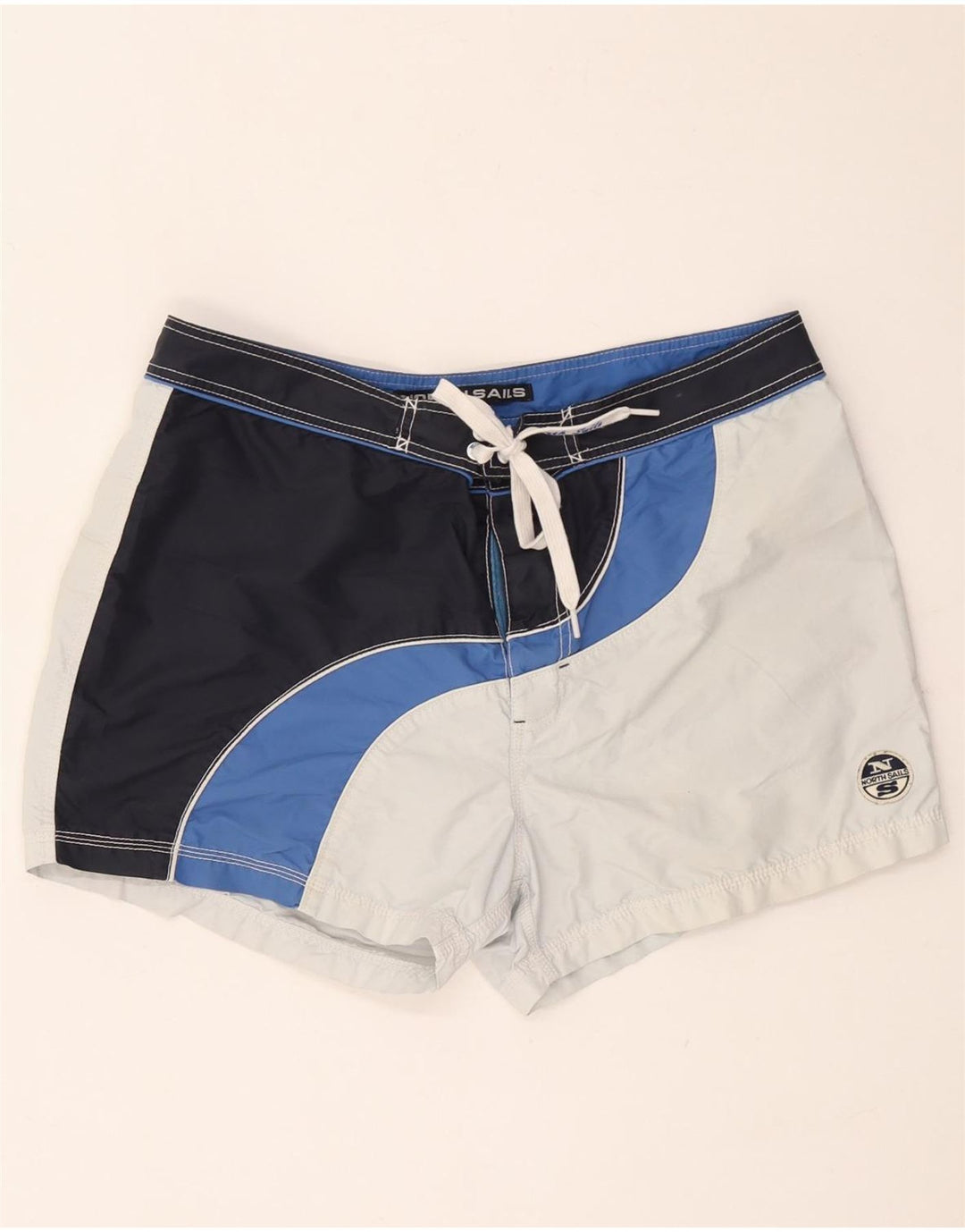 Shorts de natação masculino North Sails grande azul colorblock poliamida
